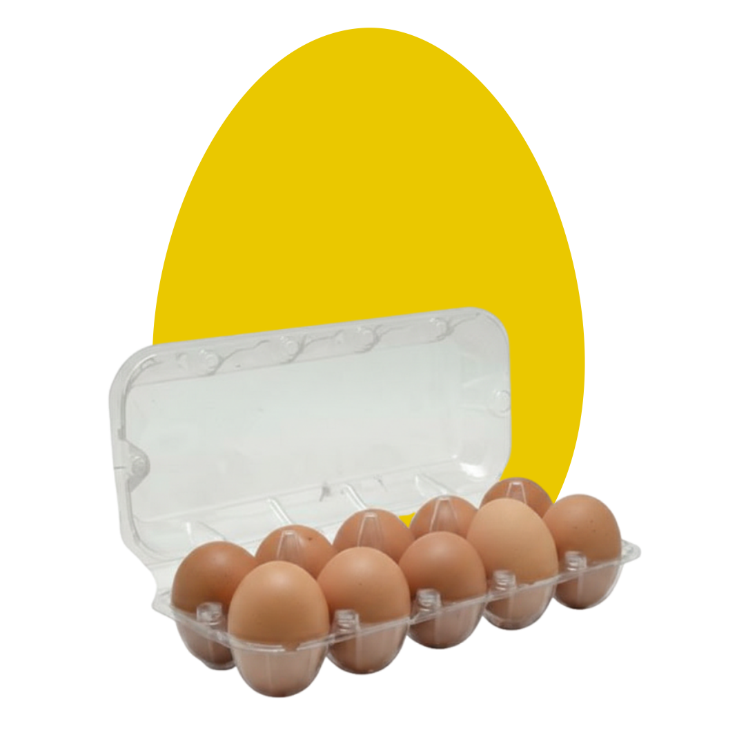 Ovos caipiras embalados